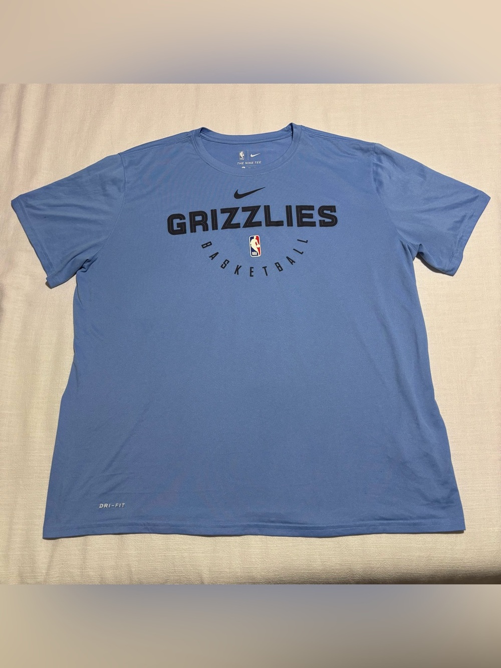 Men’s Nike Dri-Fit Memphis Grizzlies Tee | Light Blue | Size XXL